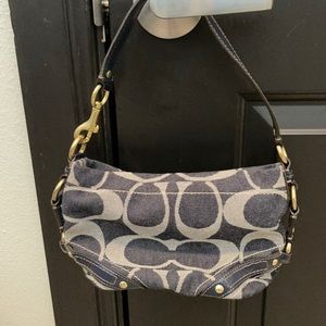 Blue Jean Coach purse